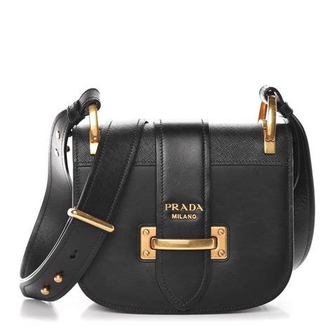 prada city calf pionnière bag sling|PRADA City Calf Pionniere Saddle Bag Black .